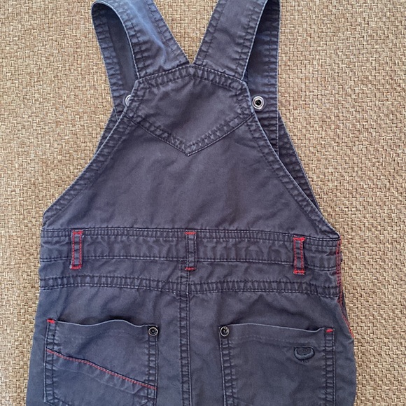 Trois Moutons Charcoal Gray Cotton Overalls 2T - Picture 5 of 12